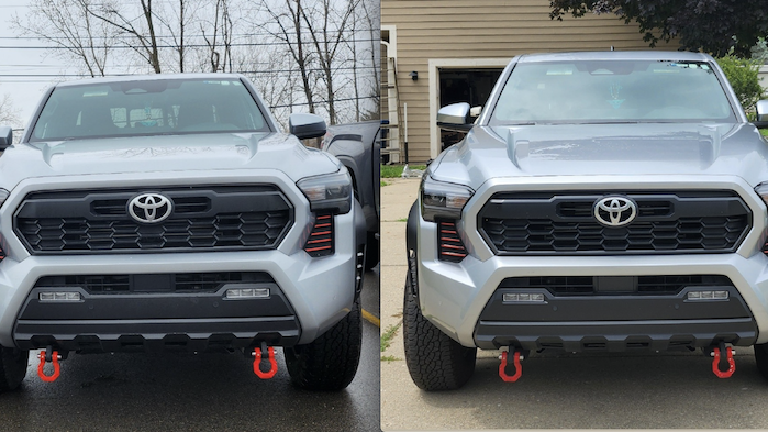 La Toyota Tacoma 2025 de Keira antes y después